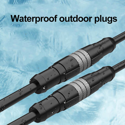 M12 Waterproof Butt Plug Cable Connector Outdoor Joint