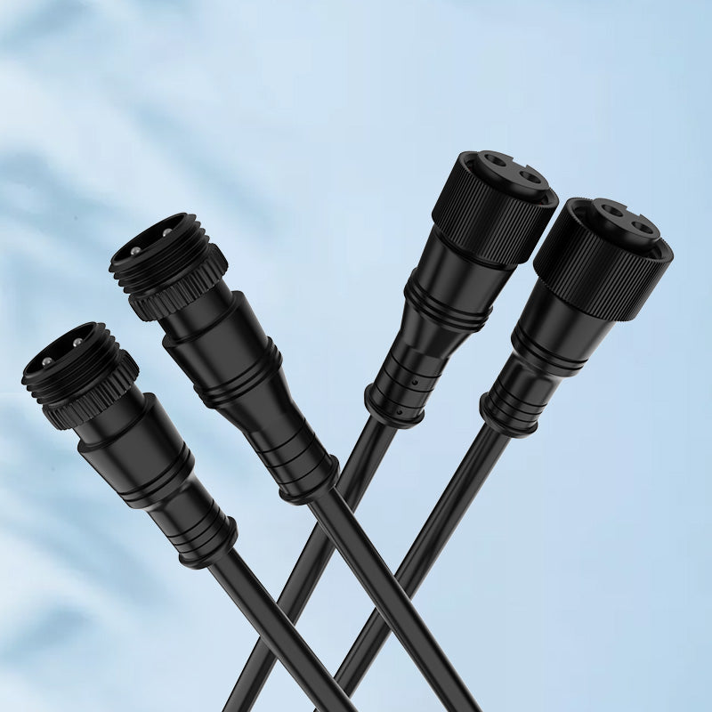 Metal Head Outdoor Waterproof Connector, Heavy-Duty Weatherproof