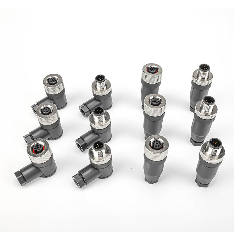 M12 Waterproof Aviation Plug Connector Cable Adapter